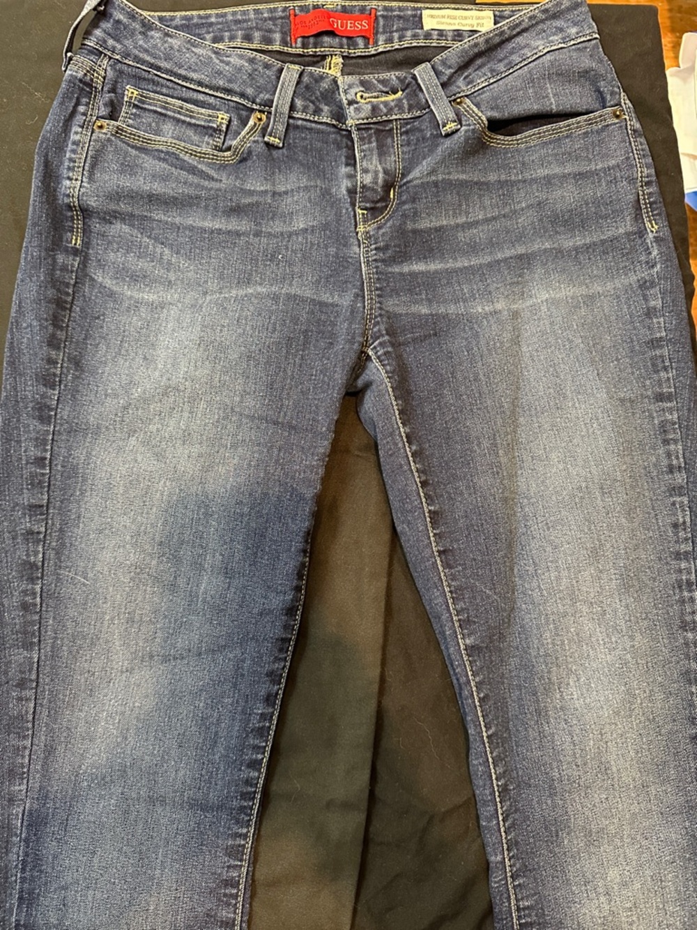 GUESS Women's Medium Blue Skinny Jeans